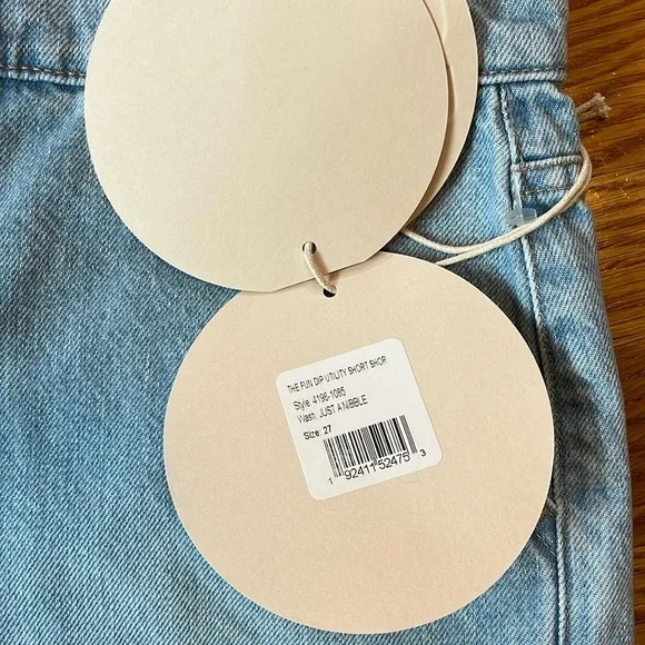 AGolde Fun Dip Utility Short Size 27 NWT - Picture 6 of 13